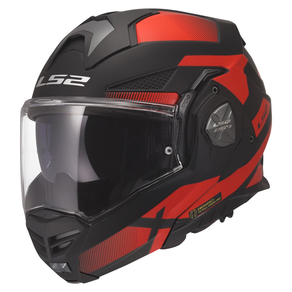 LS2 FF901 ADVANT X NOVA Helmet Black Red
