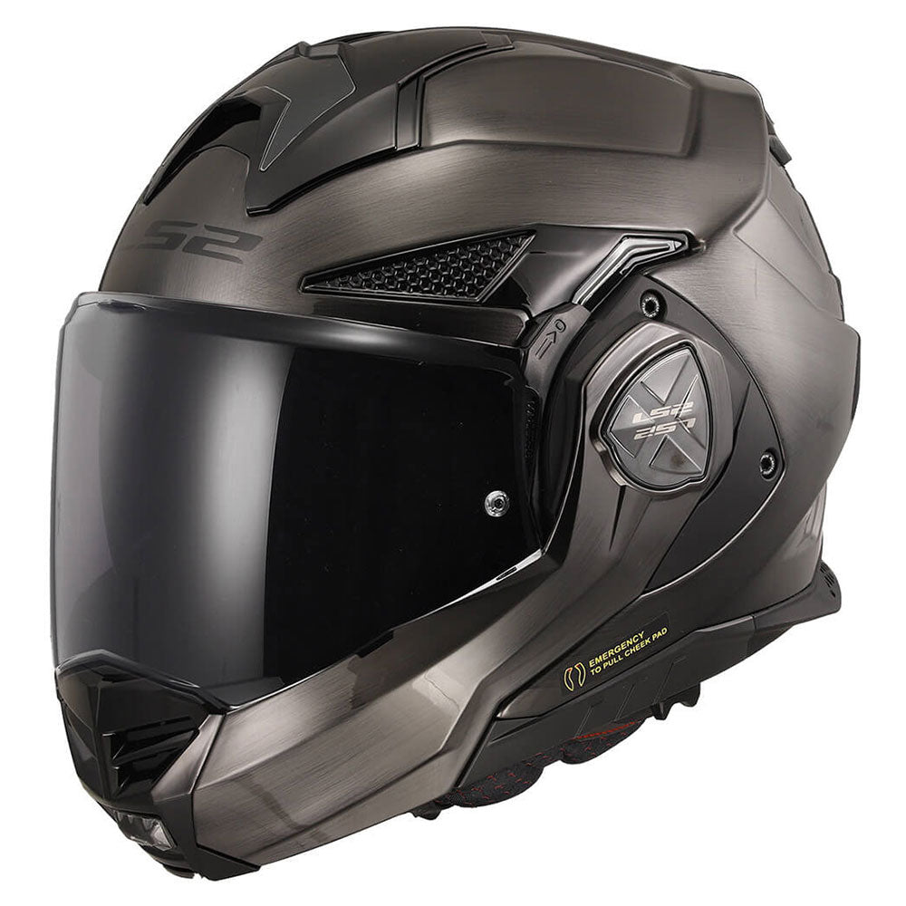 LS2 FF901 ADVANT X ŠALMAS - JEANS TITANIUM