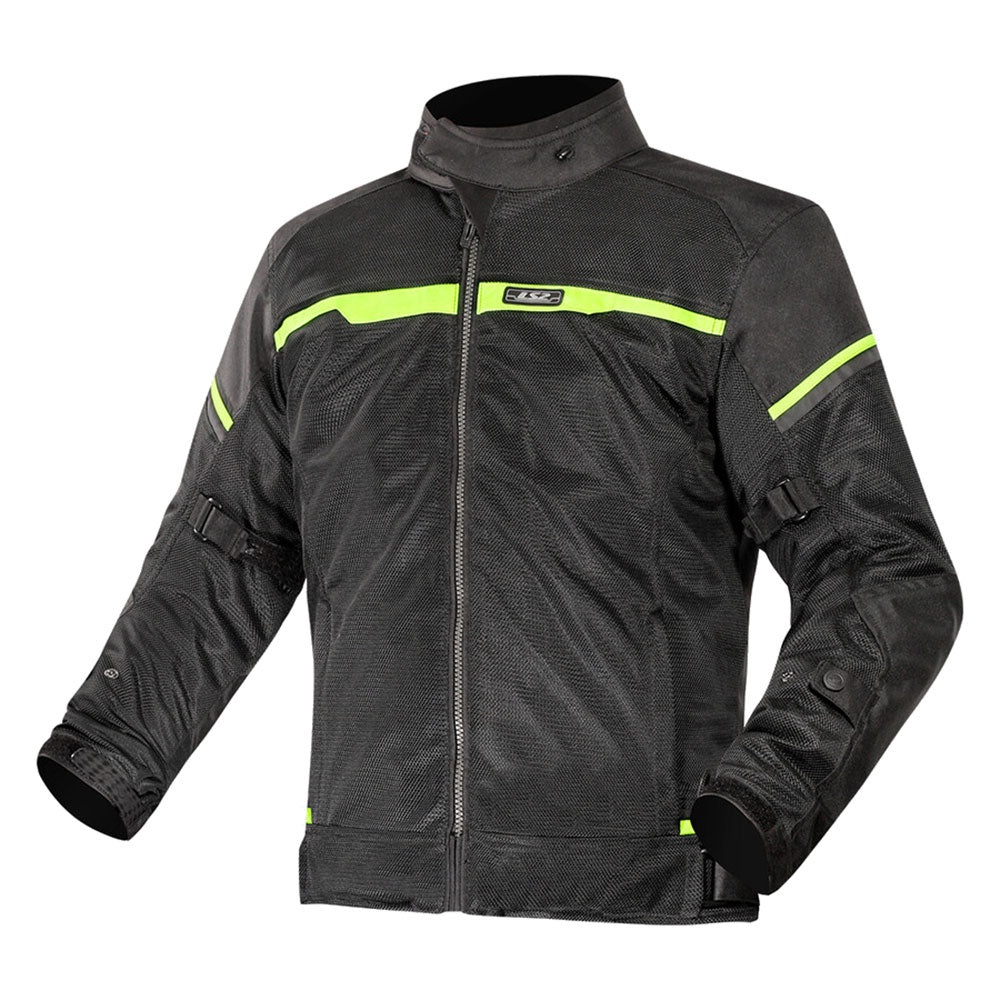 LS2 Riva Man Moto Striukė - Black Neon Yellow