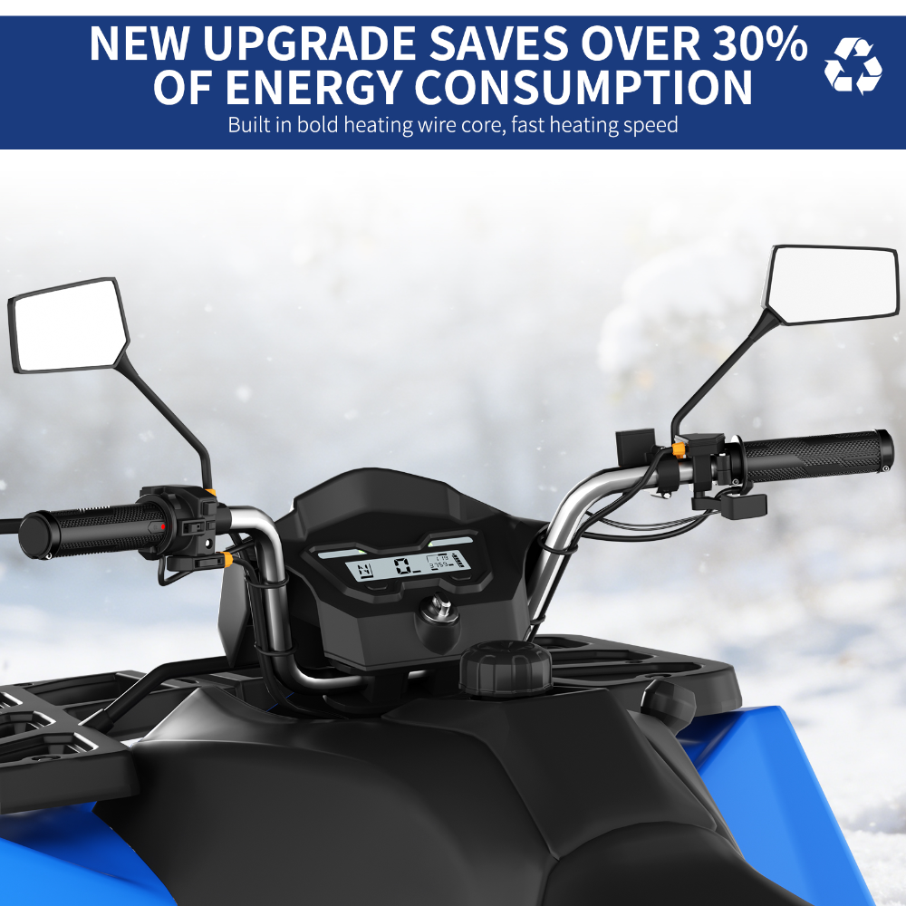 ATV LOCK-ON šildomos rankenėlės su nykščio šildytuvu 12 V – 22 mm