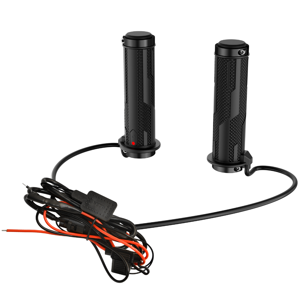 ATV LOCK-ON šildomos rankenėlės su nykščio šildytuvu 12 V – 22 mm