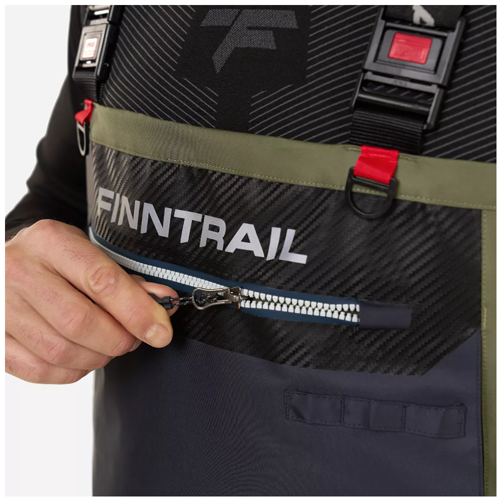 Kombinezoninės bridkelnės Finntrail Proguide | Khaki