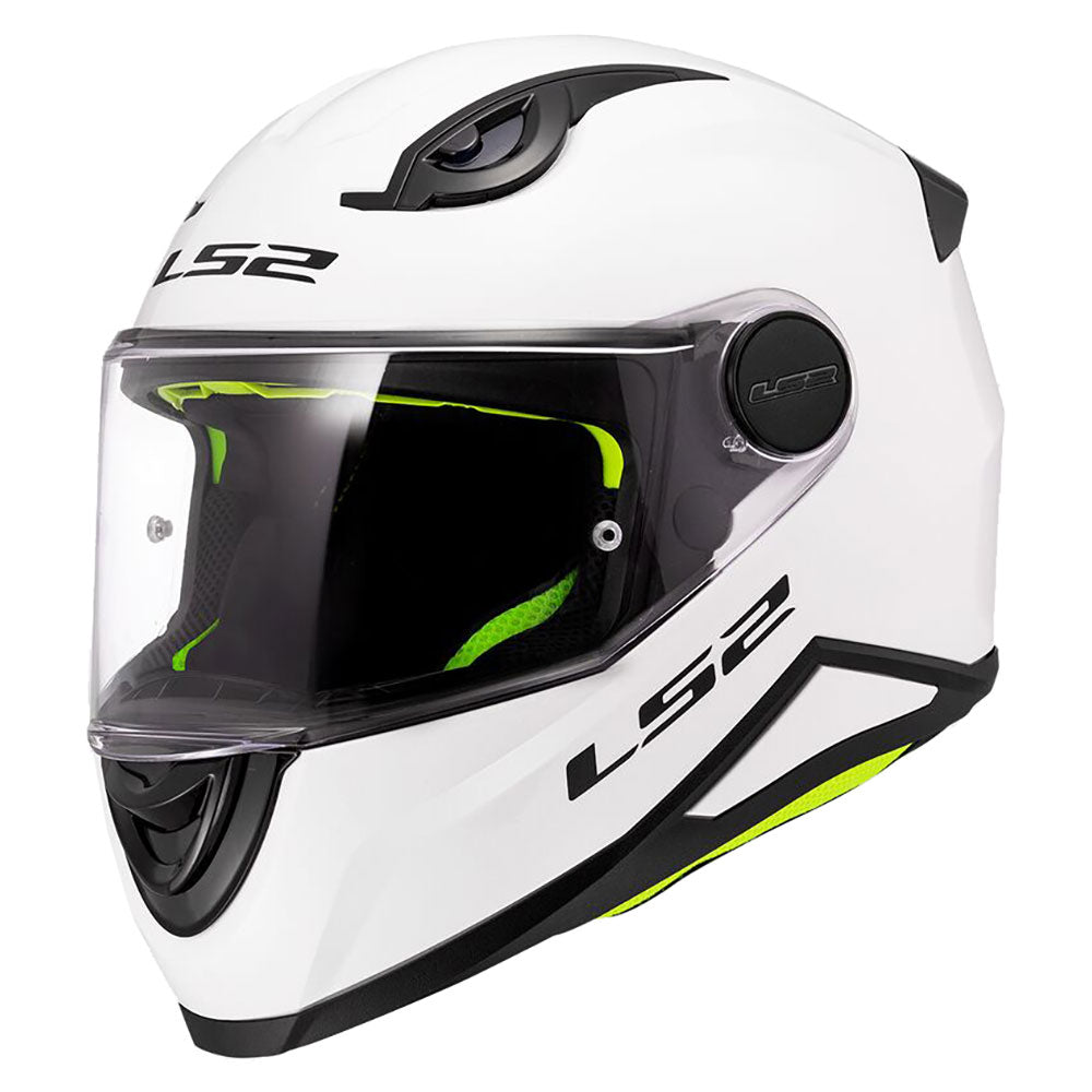 LS2 FF812 KID ŠALMAS - SOLID Gloss White