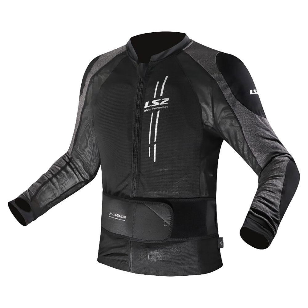 LS2 X-Armor Man Jacket Black Silver