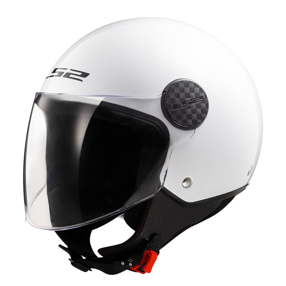 LS2 OF558 SPHERE II ŠALMAS - SOLID Gloss White