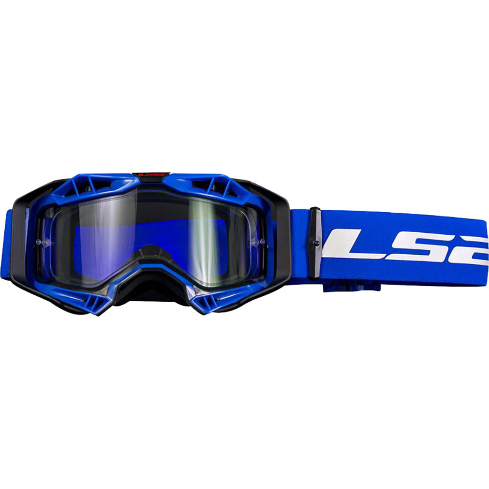 Akiniai LS2 AURA ENDURO SERIES GOGGLE Black Blue/Clear Visor