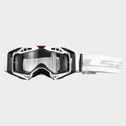 Akiniai LS2 AURA ENDURO SERIES GOGGLE Black White/Clear Visor