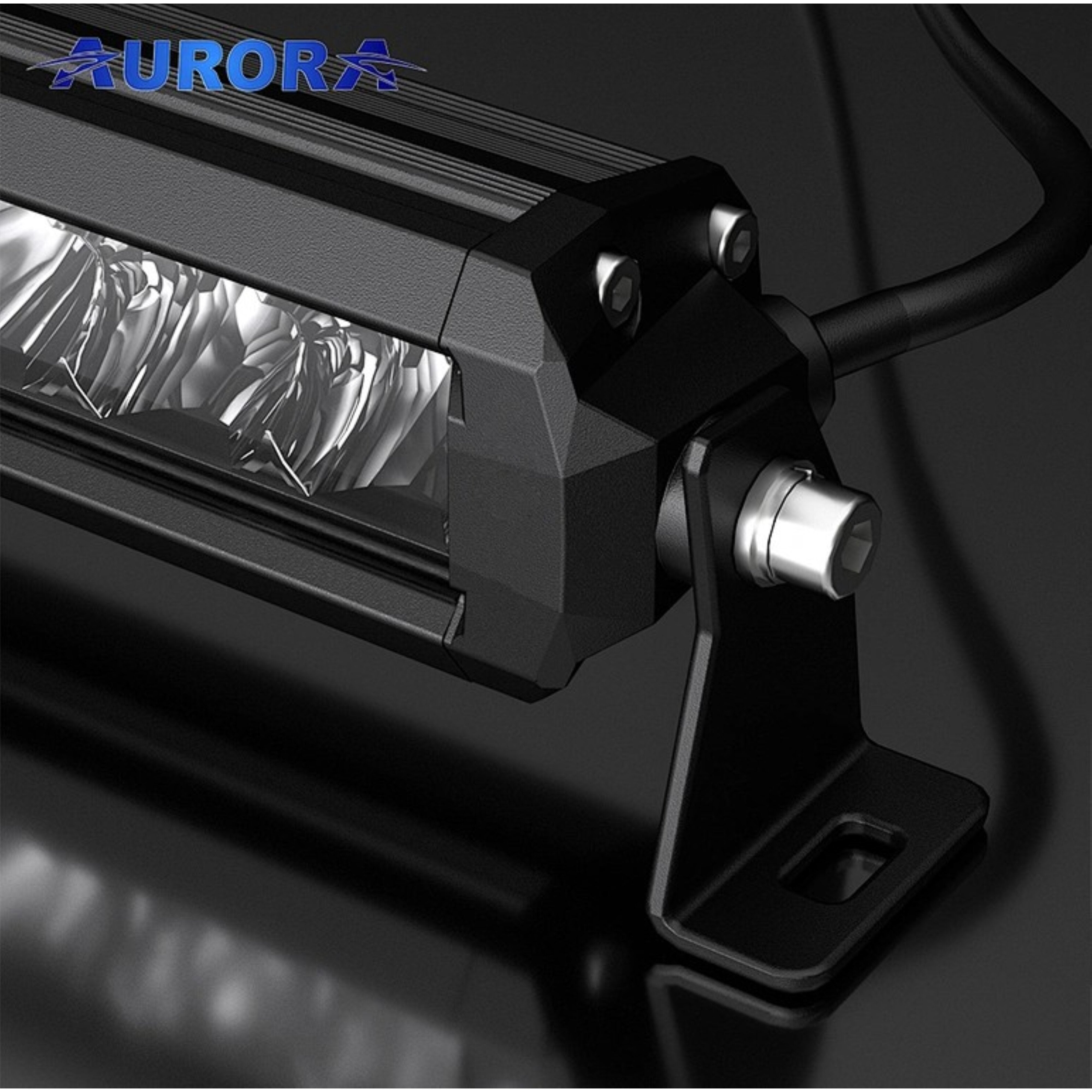 Aurora universalus LED žibintas 6" 30W Single Row Screwless