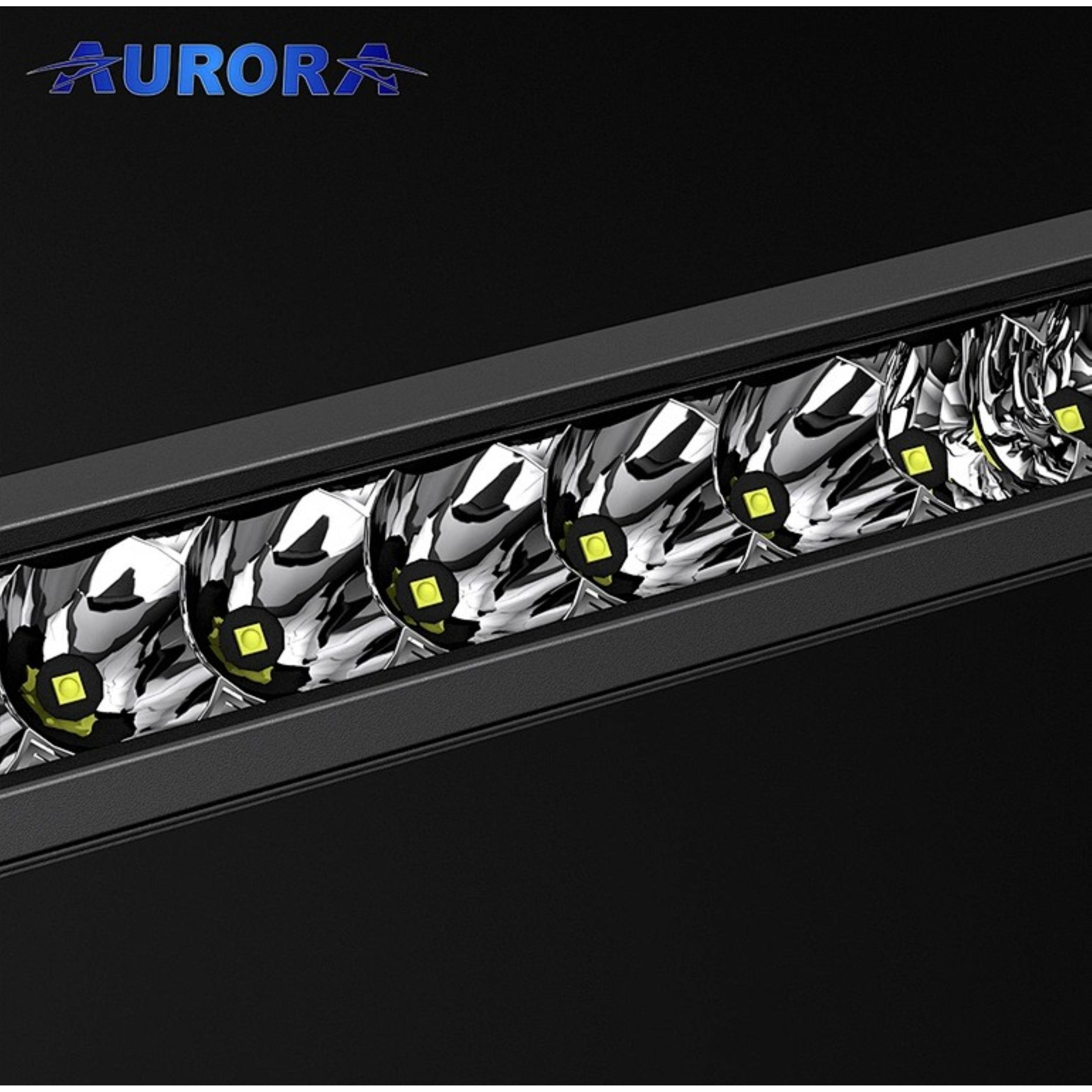 Aurora universalus LED žibintas 6" 30W Single Row Screwless