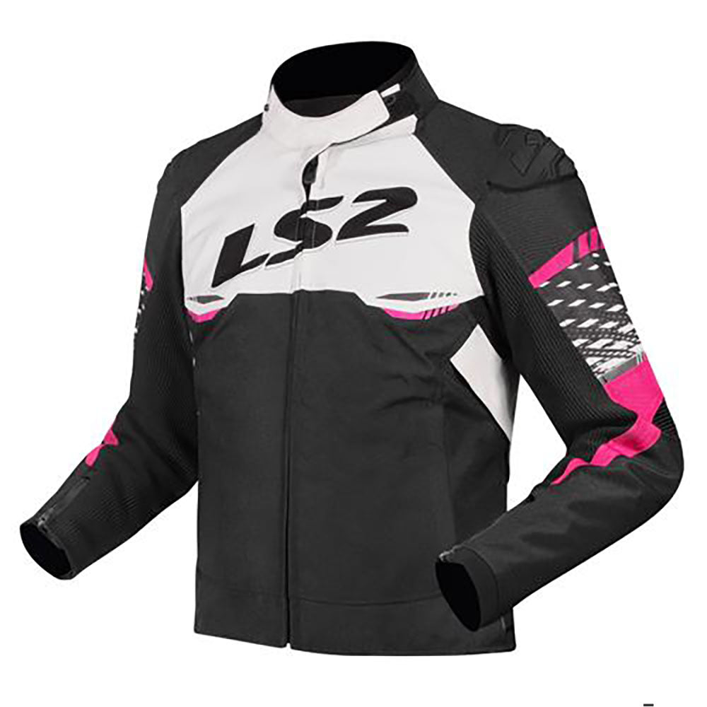 LS2 Apex Lady Moto Striukė - White Pink
