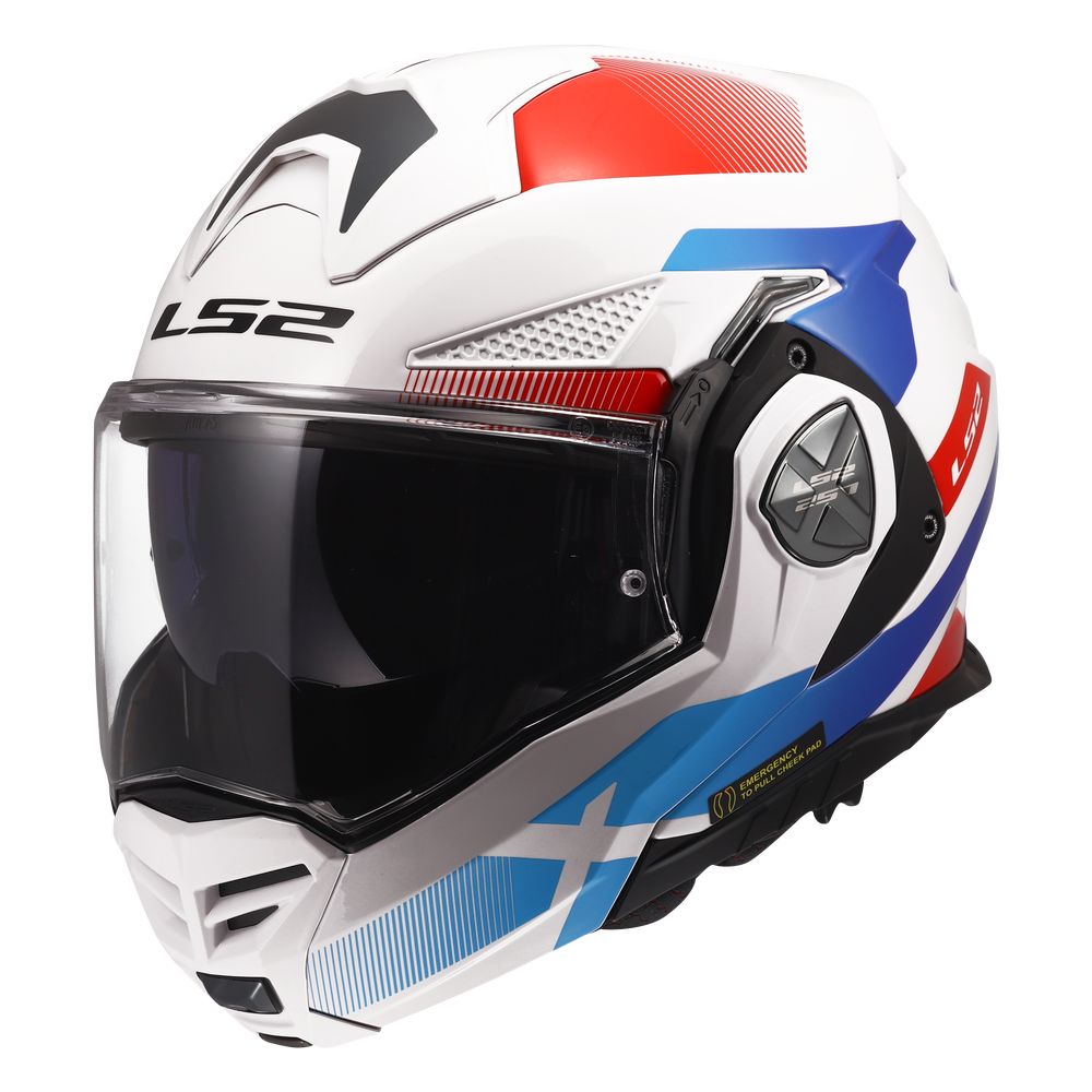LS2 FF901 ADVANT X NOVA Helmet White Blue Red