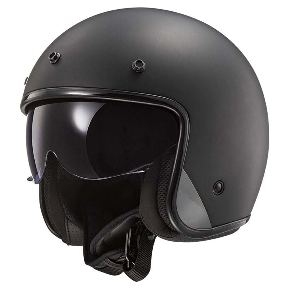 LS2 OF601 BOB 2 ŠALMAS - Solid Matt Black
