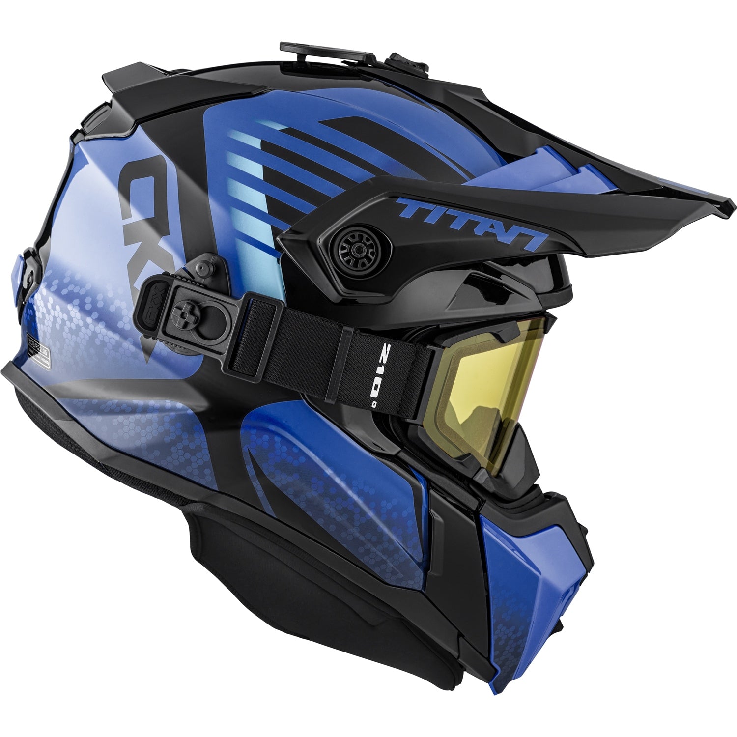 CKX Šalmas su akiniais TITAN Avid Blue