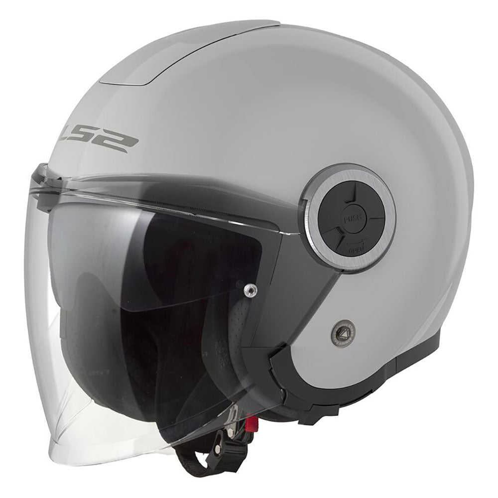 LS2 OF620 CLASSY ŠALMAS - SOLID Pearl Grey