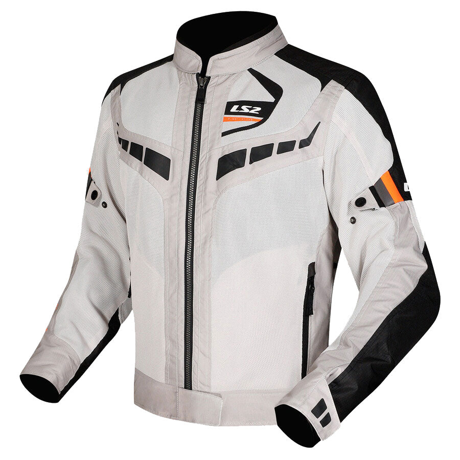 LS2 Garda Air Lady Jacket Black Grey H-V Orange