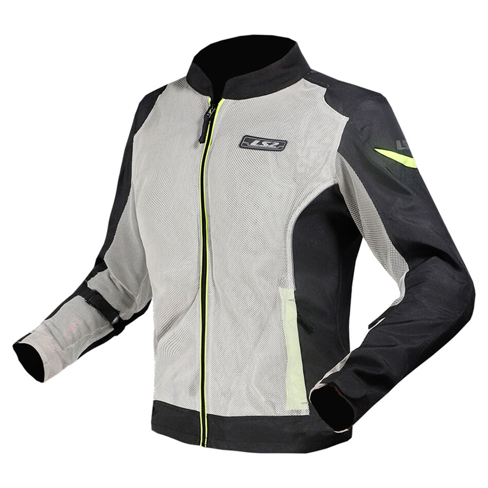 LS2 Airy Evo Lady Moto Striukė - Black Grey Yellow