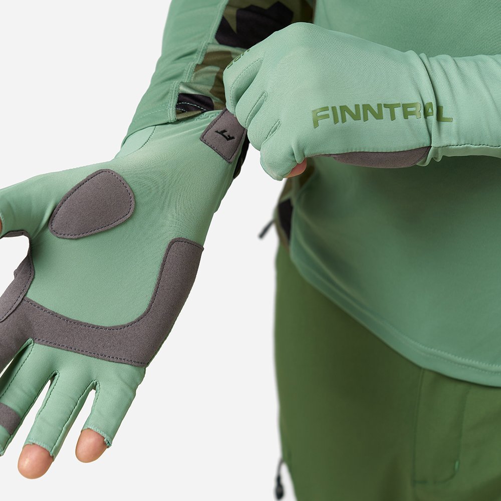 Pirštinės Finntrail Gloves Wave Khaki