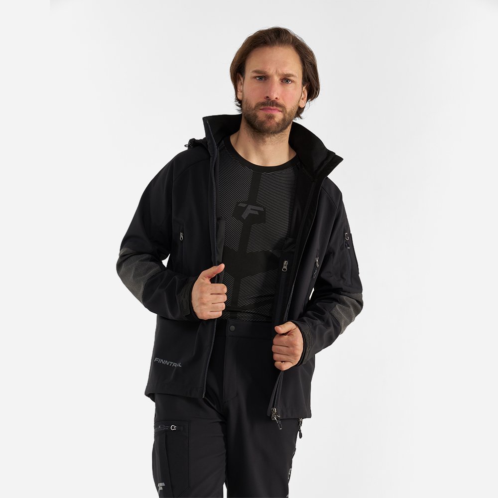 Striukė Finntrail Jacket Tactic Graphite