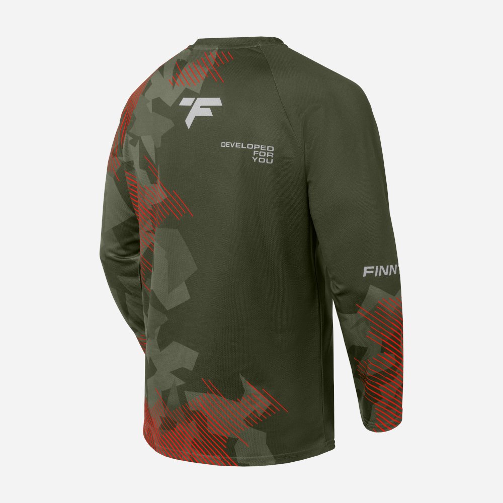 Marškinėliai Finntrail Jersey Gravity Khaki