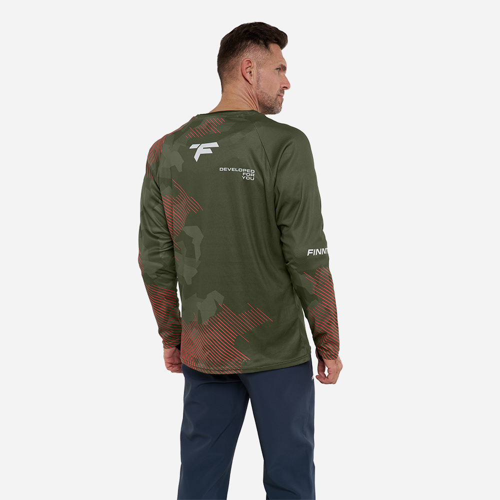 Marškinėliai Finntrail Jersey Gravity Khaki