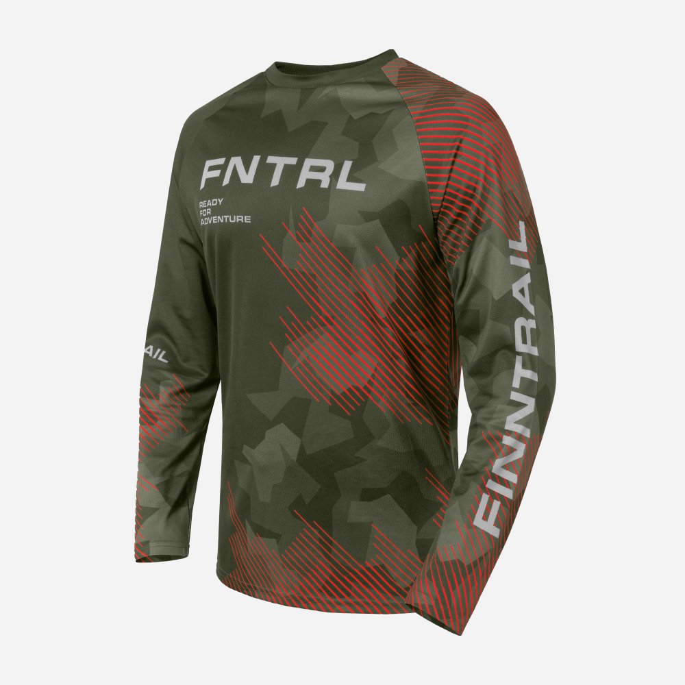 Marškinėliai Finntrail Jersey Gravity Khaki