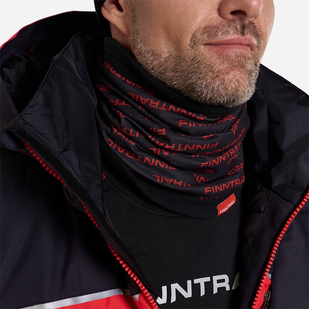 Neck Scarf Finntrail Scarf TubePro GraphiteRed OS