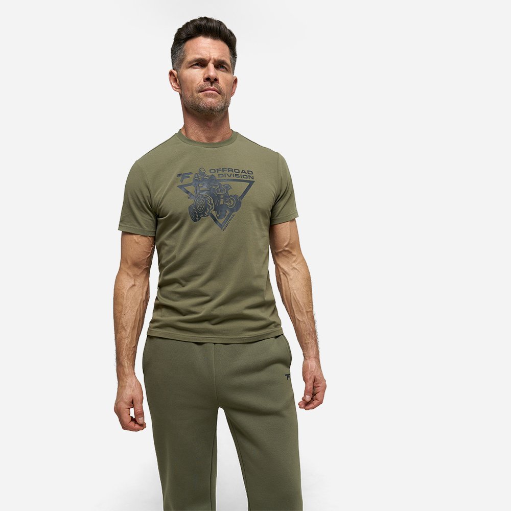 Marškinėliai Finntrail T-shirt ATV Khaki