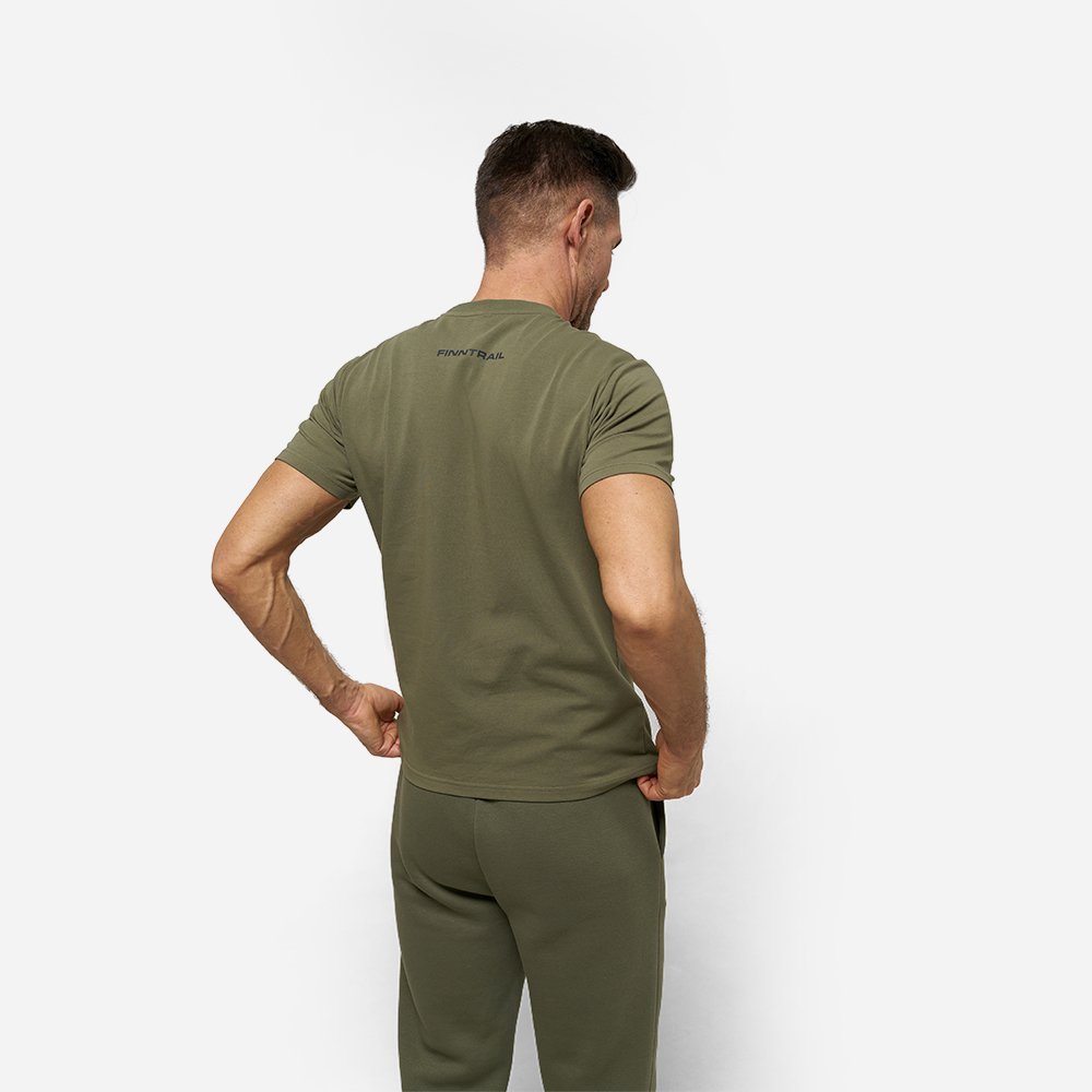 Marškinėliai Finntrail T-shirt ATV Khaki