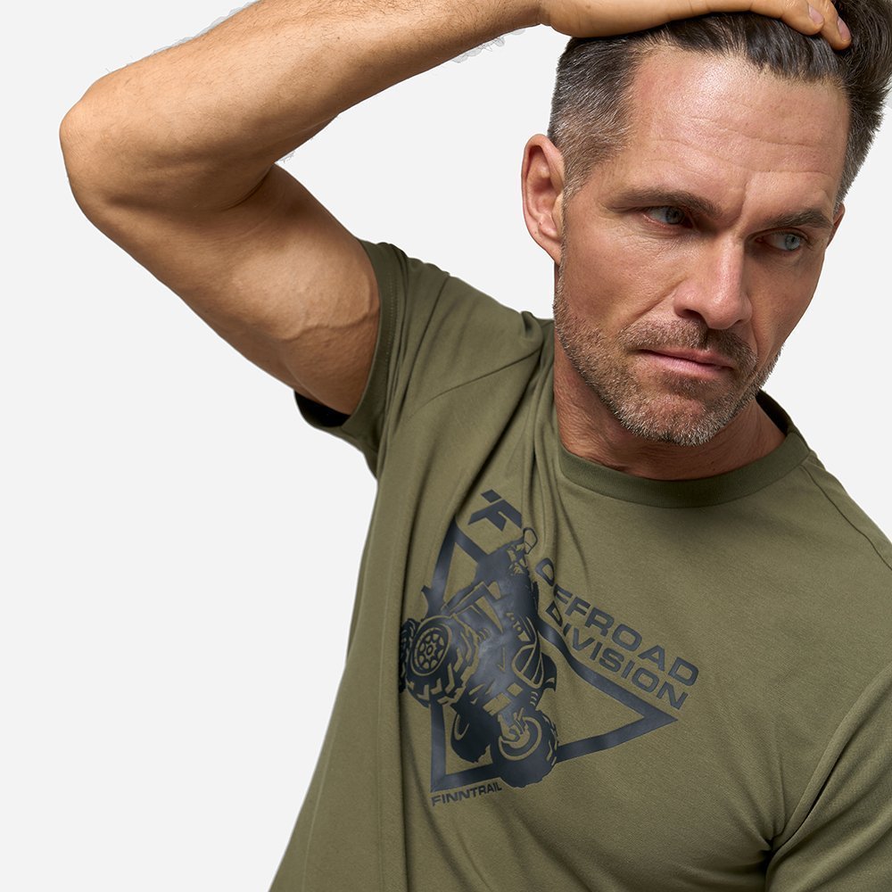 Marškinėliai Finntrail T-shirt ATV Khaki