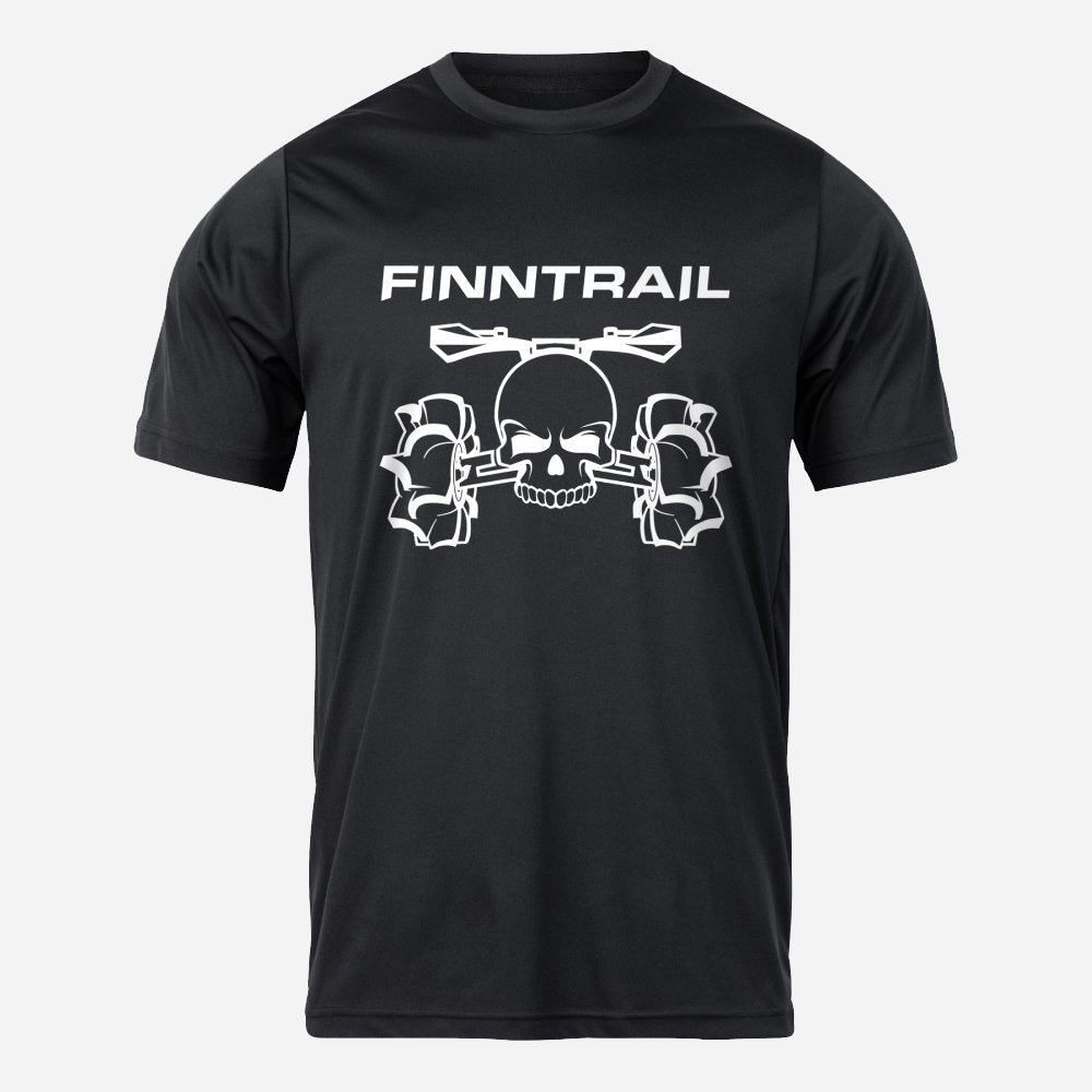 Marškinėliai Finntrail T-shirt ATV Skull Black