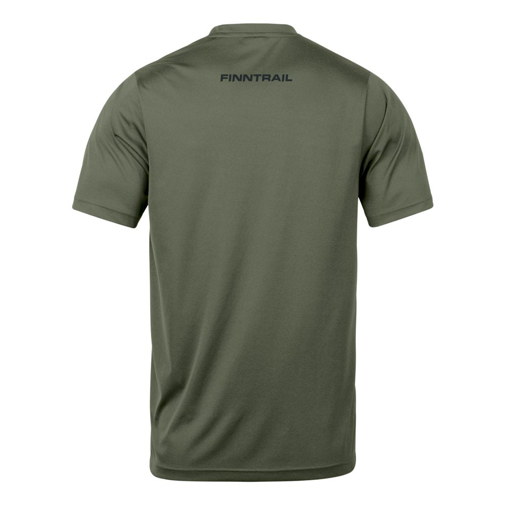 Marškinėliai Finntrail T-shirt ATV Skull Khaki