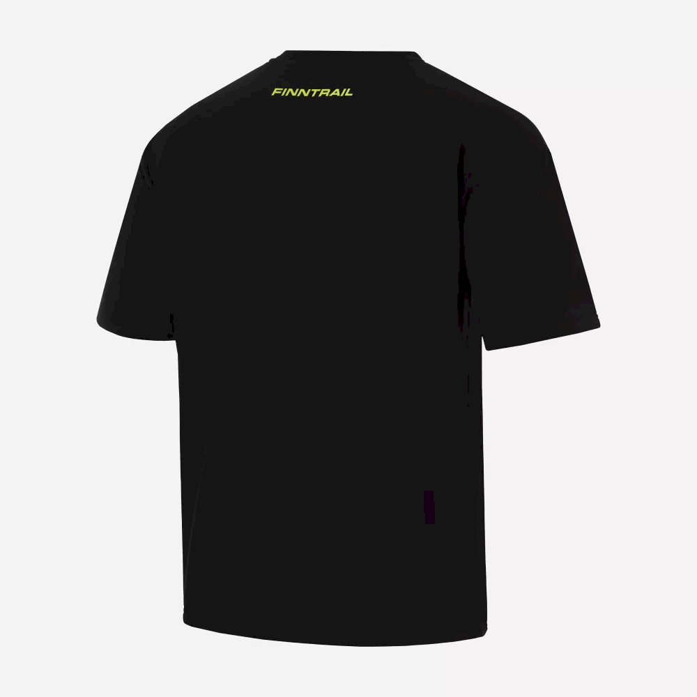 Marškinėliai Finntrail T-shirt Big Fish BlackYellow