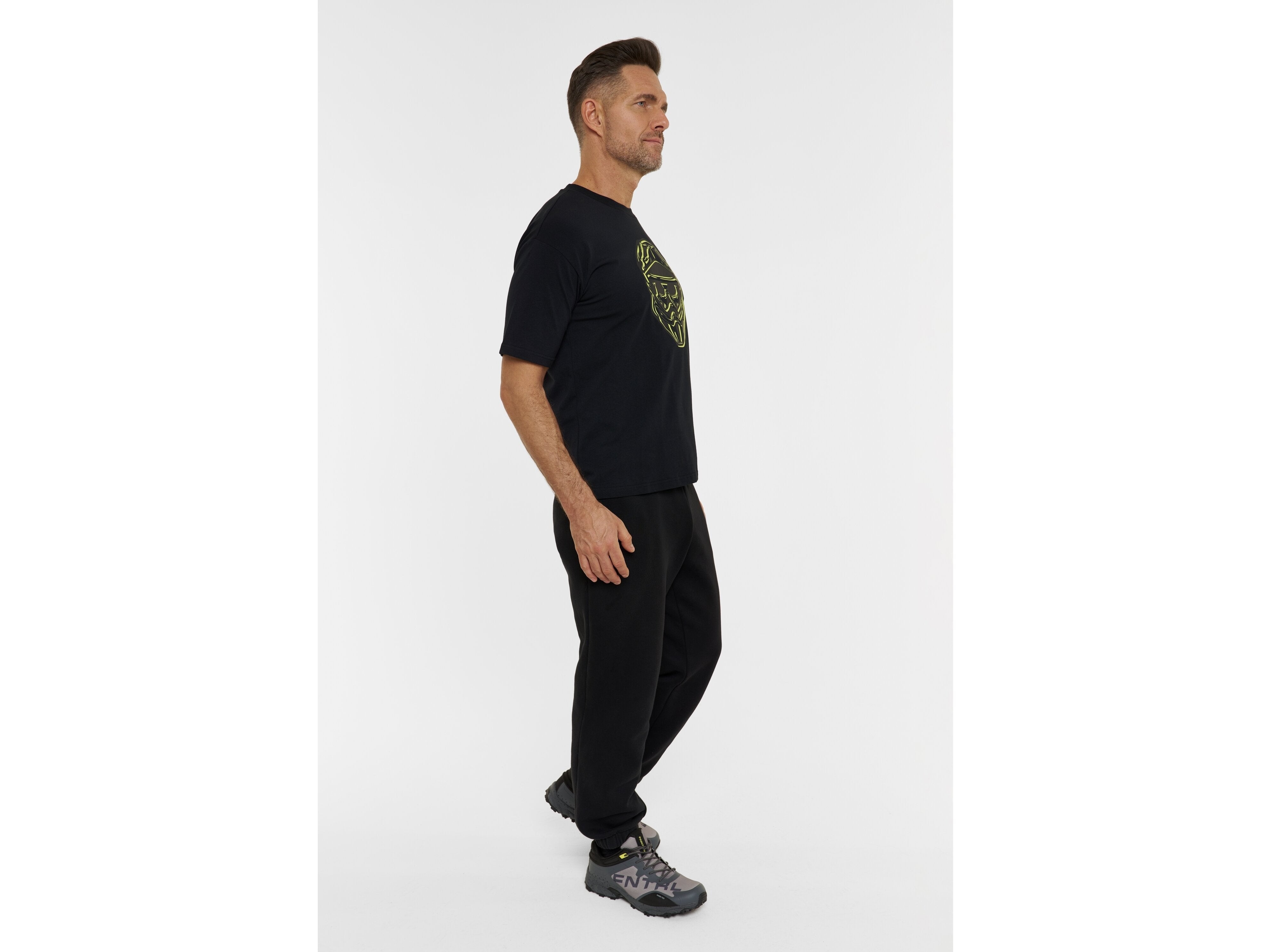 T-shirt Finntrail T-shirt Big Fish BlackYellow