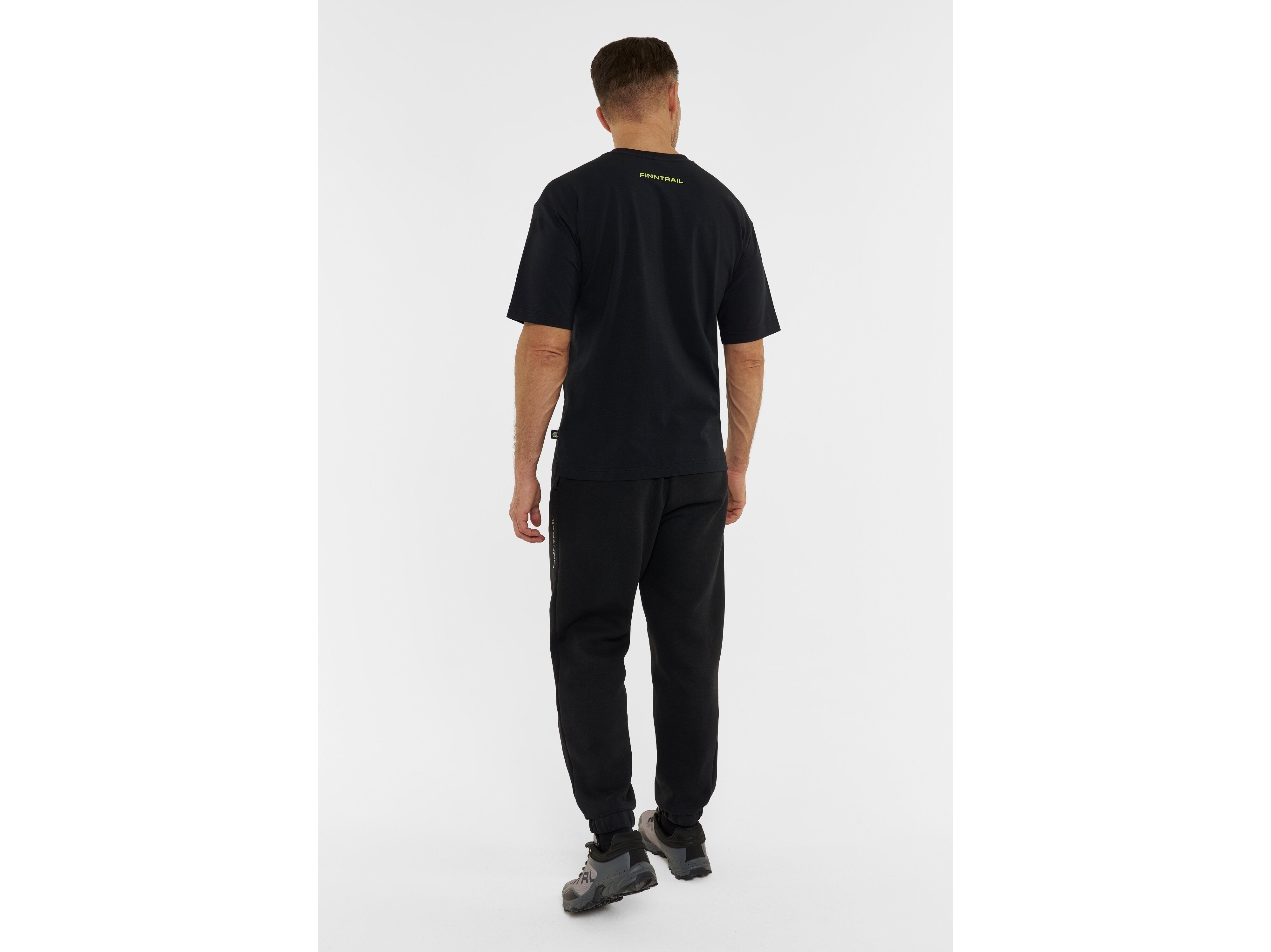 Marškinėliai Finntrail T-shirt Big Fish BlackYellow