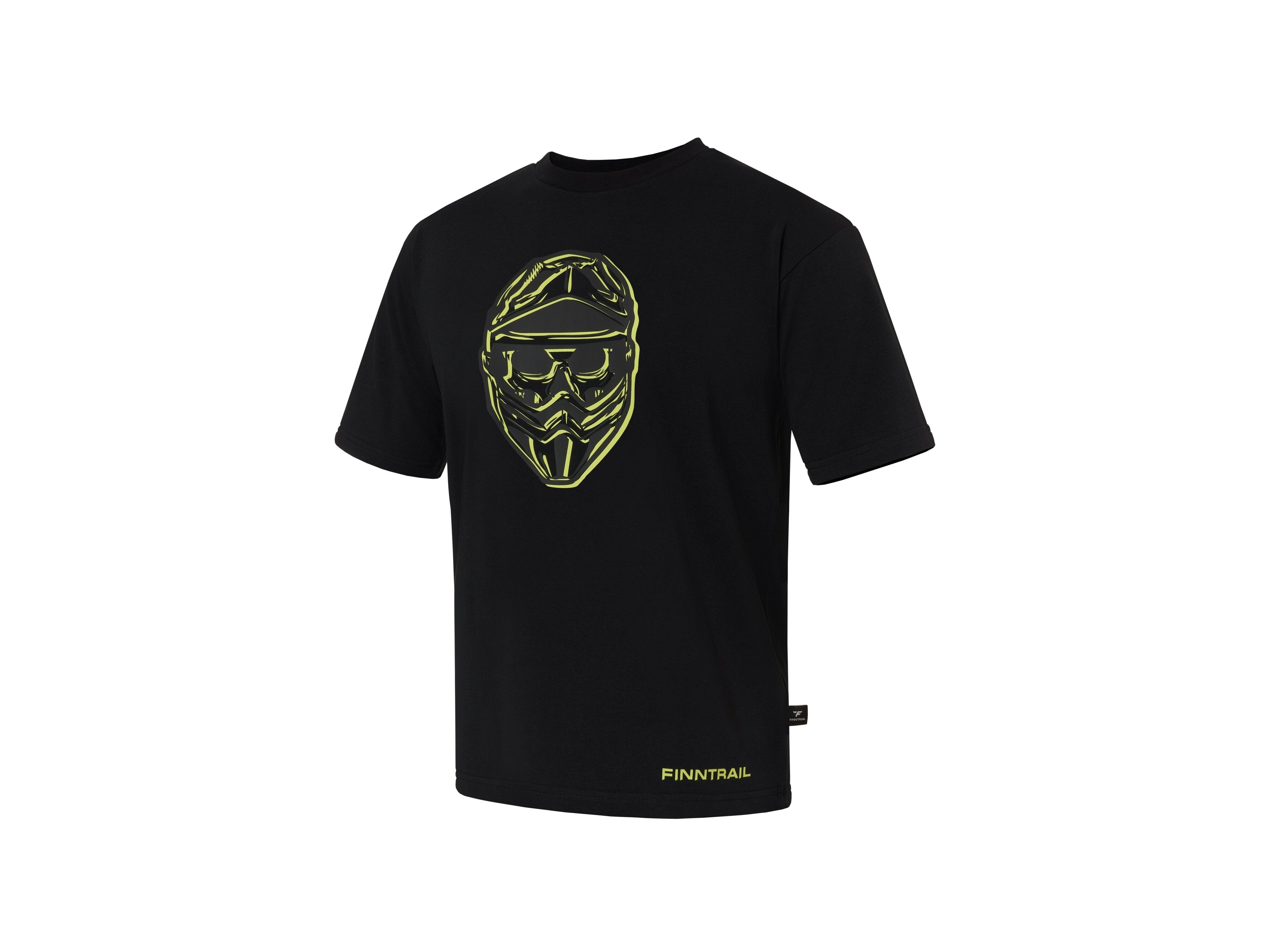 Marškinėliai Finntrail T-shirt Big Fish BlackYellow