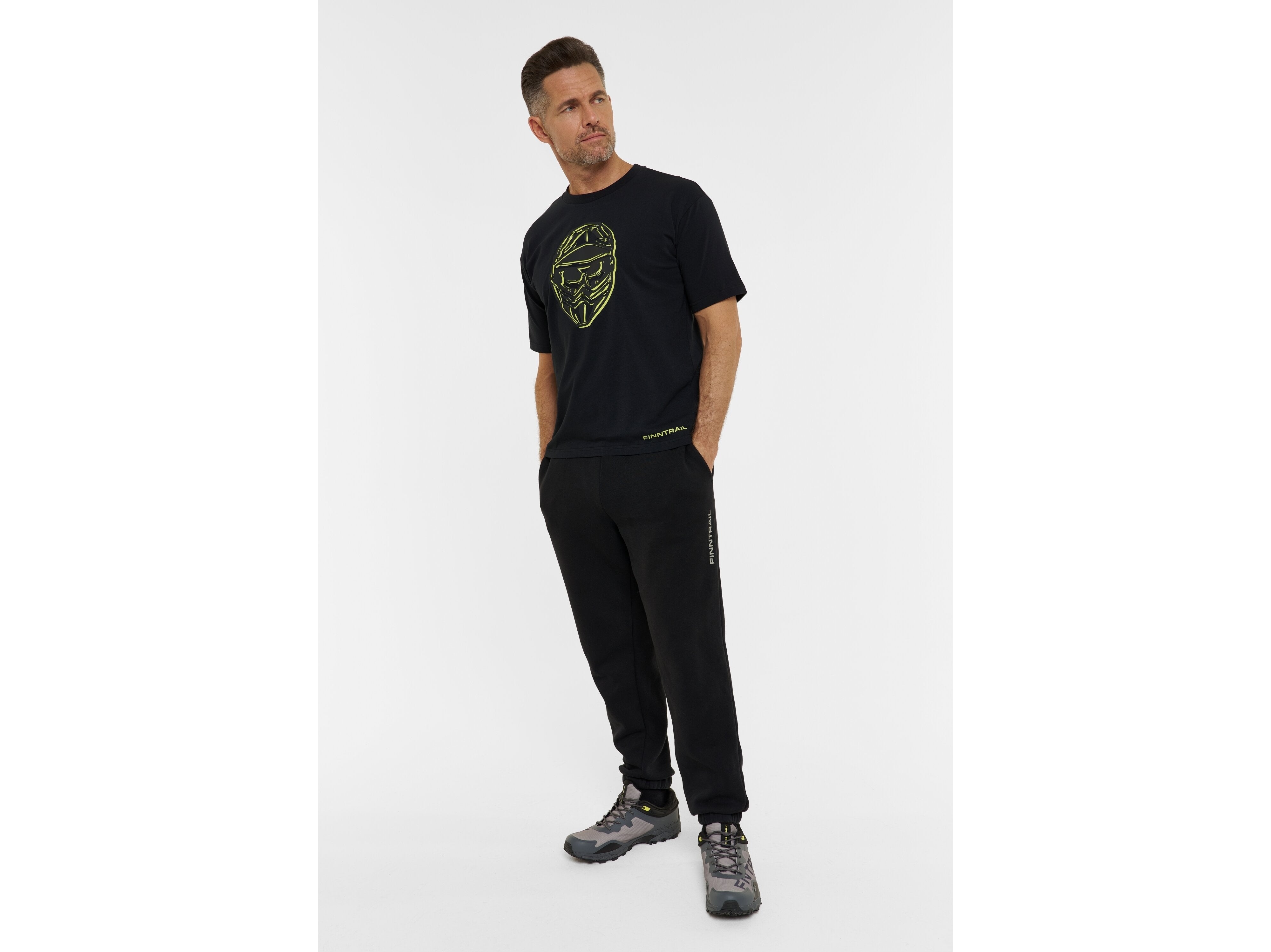 T-shirt Finntrail T-shirt Big Fish BlackYellow
