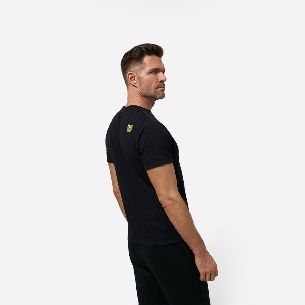 Marškinėliai Finntrail T-shirt LogoQR Black