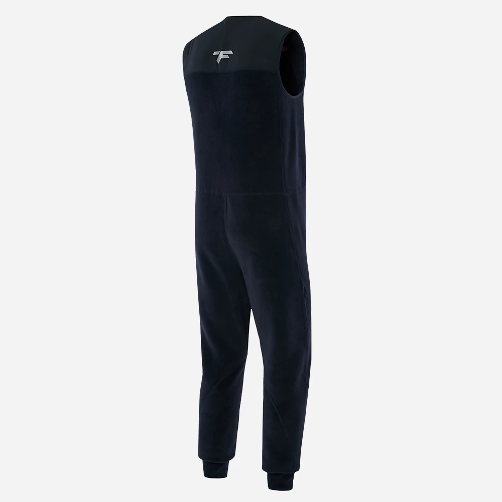 Šiluminės Flisinės Puskombinezio Kelnės Finntrail Polar Black