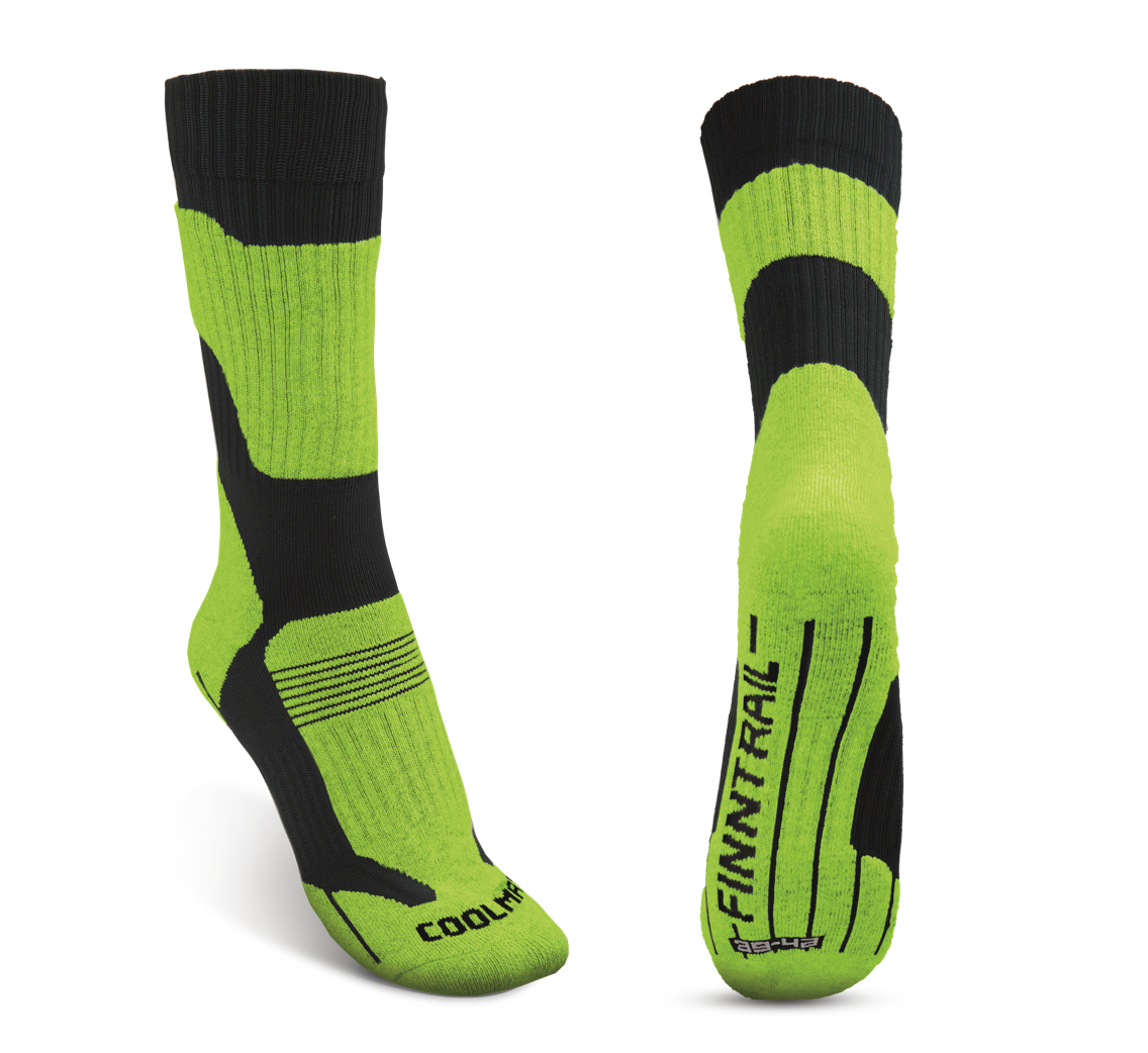 Termo kojinės Finntrail Thermal Socks Coolmax Lime