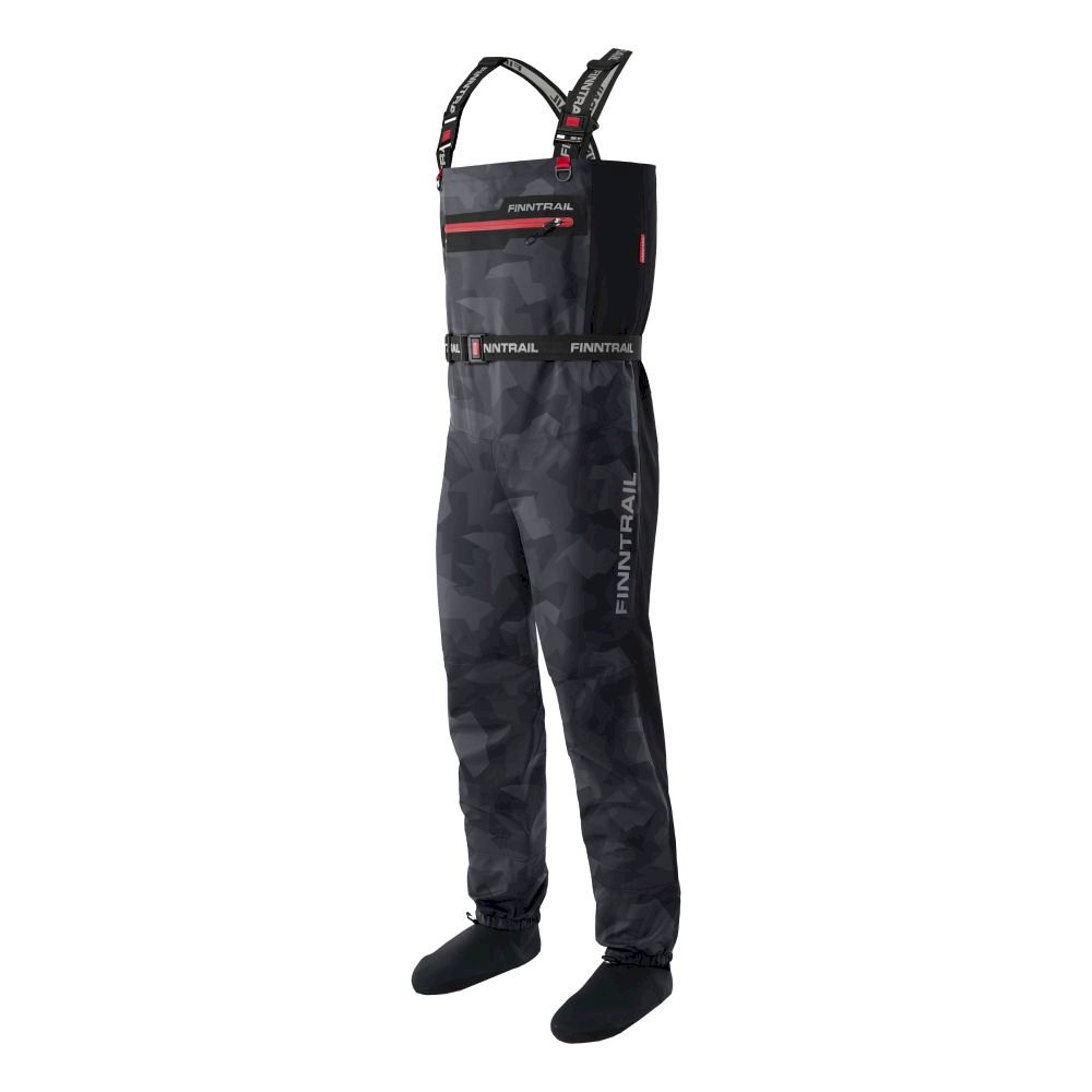 Kombinezoninės kelnės / bridkelnės Finntrail Waders Athletic CamoShadowBlack