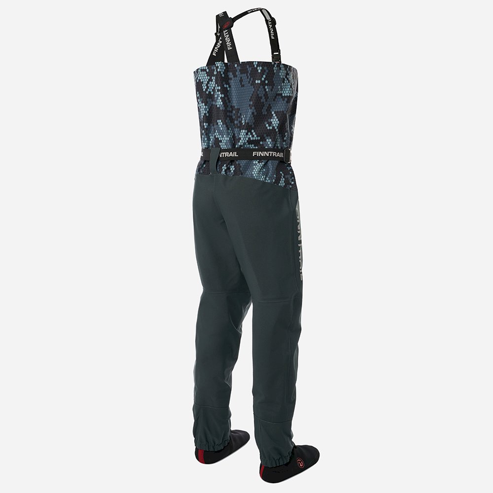 Kombinezoninės bridkelnės Finntrail Waders Enduro Camo Grey