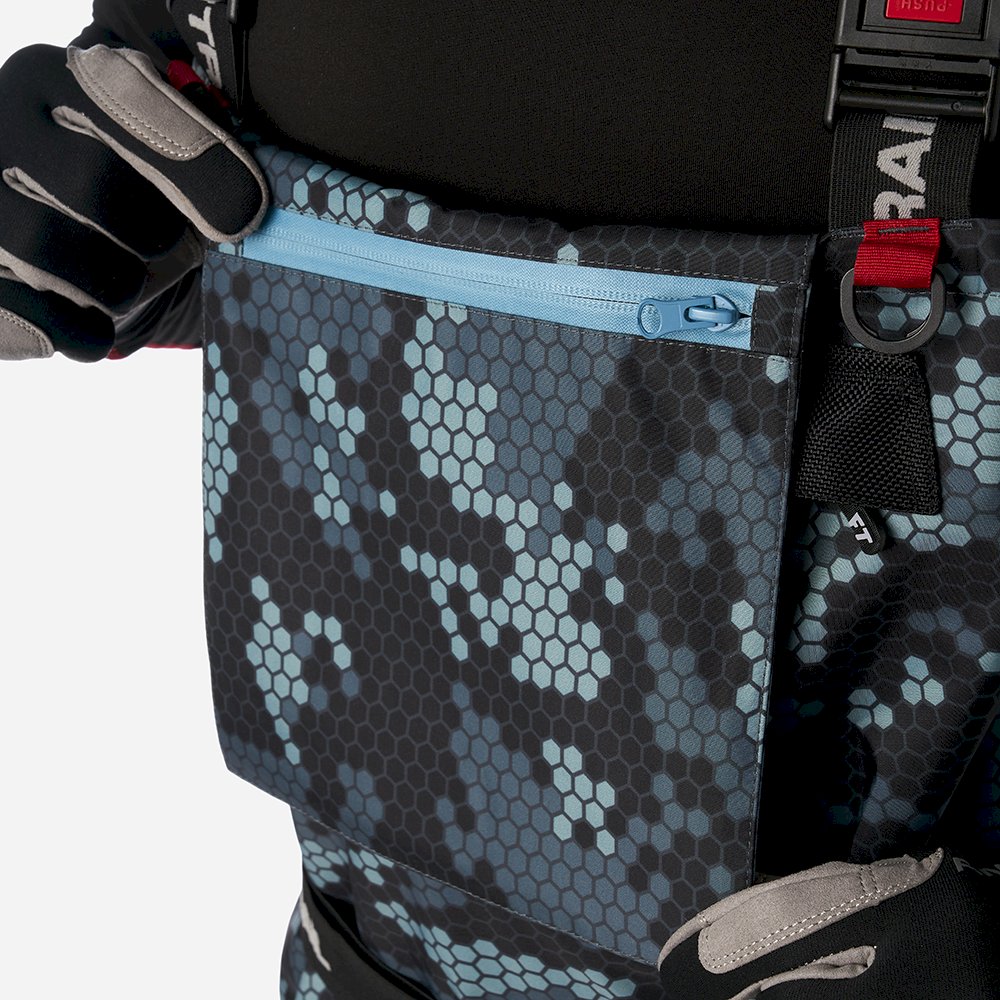 Kombinezoninės bridkelnės Finntrail Waders Enduro Camo Grey