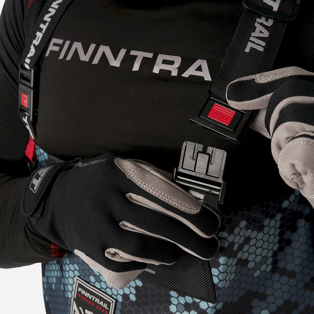 Kombinezoninės bridkelnės Finntrail Waders Enduro Camo Grey