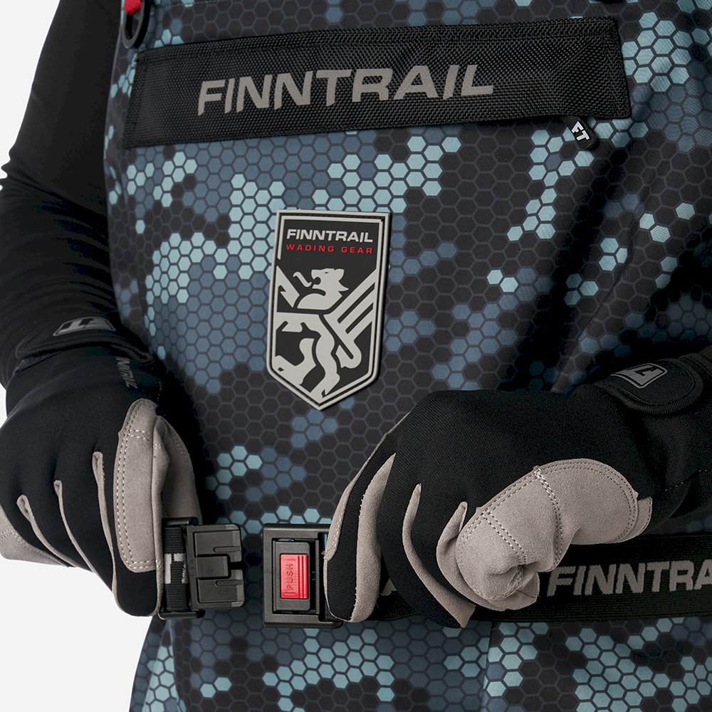 Kombinezoninės bridkelnės Finntrail Waders Enduro Camo Grey