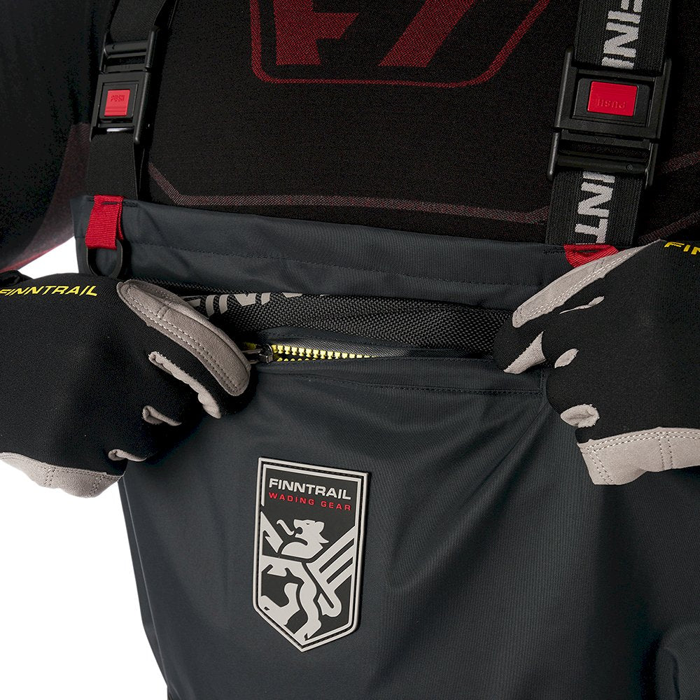 Kombinezoninės bridkelnės Finntrail Waders Enduro Graphite