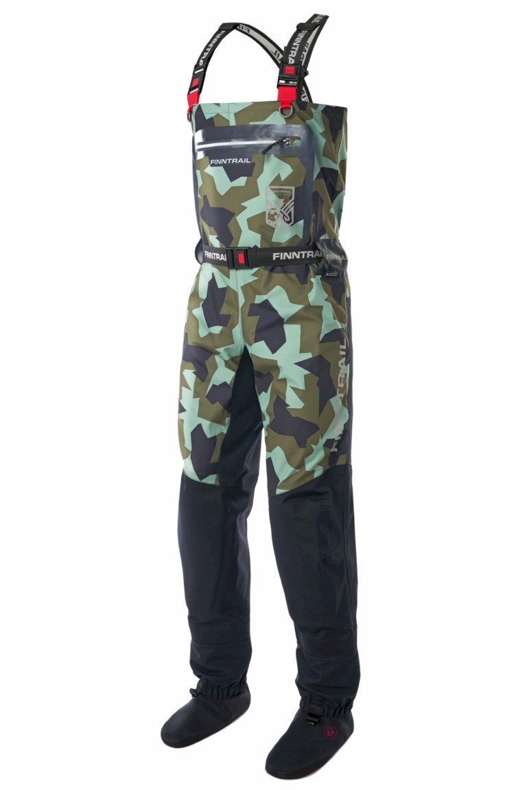 Kombinezoninės bridkelnės Finntrail Waders Speedmaster CamoArmy