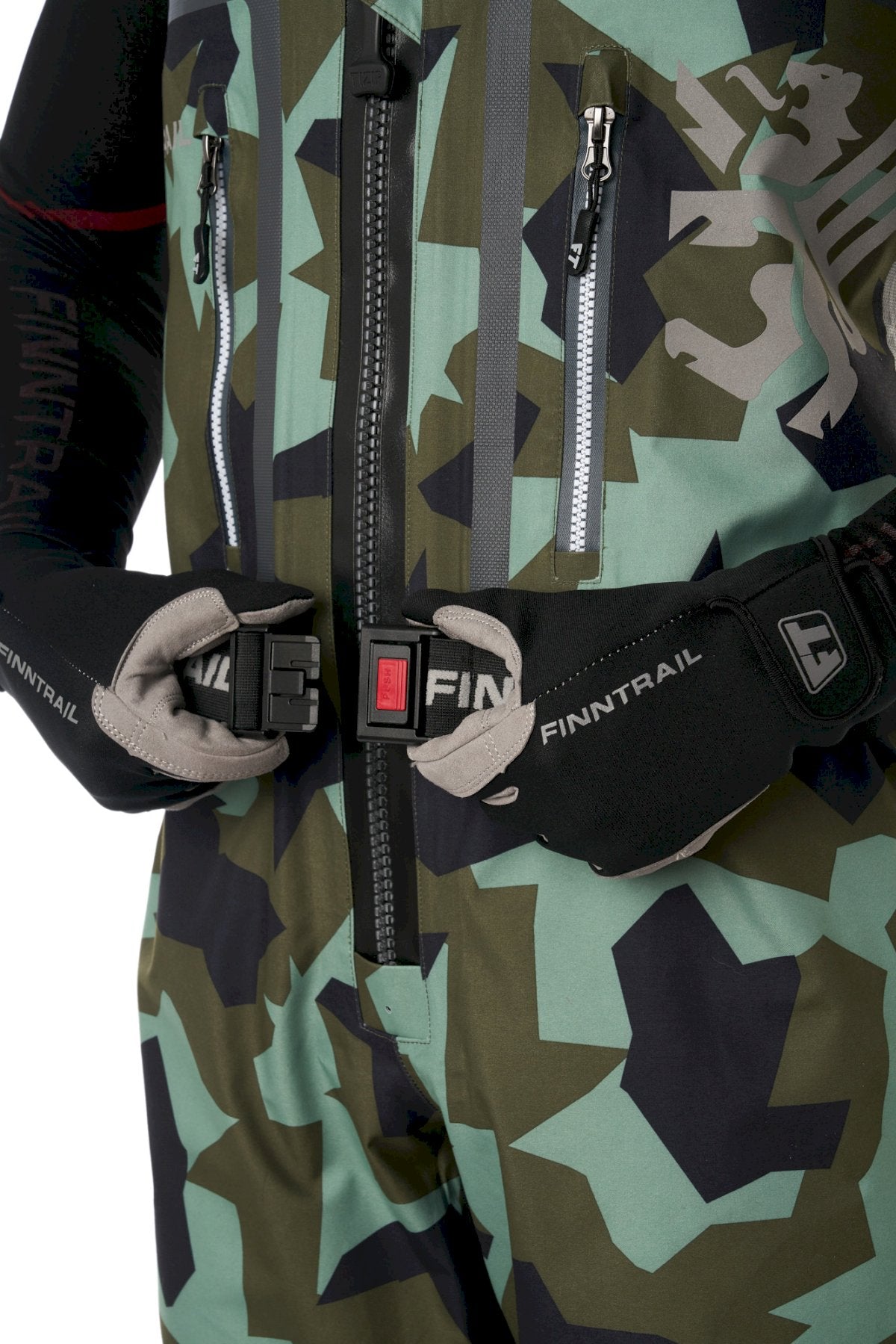 Kombinezoninės bridkelnės Finntrail Waders Speedmaster-Z CamoArmy