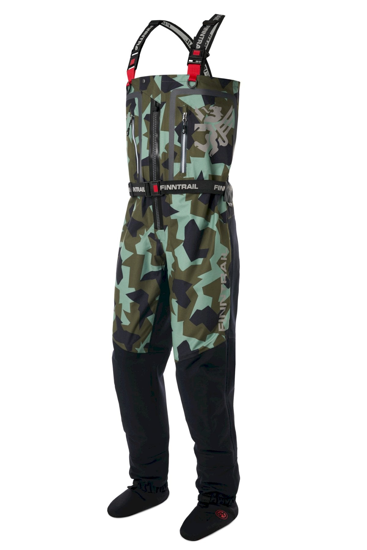 Kombinezoninės bridkelnės Finntrail Waders Speedmaster-Z CamoArmy