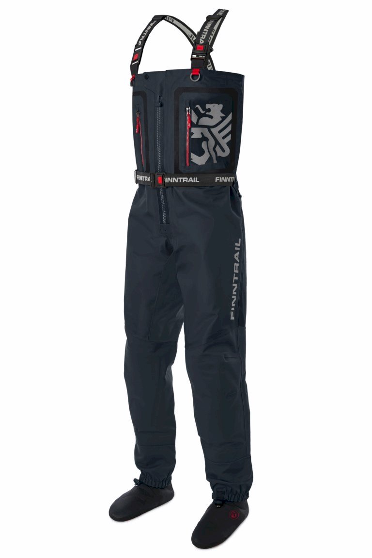 Kombinezoninės bridkelnės Finntrail Waders Speedmaster ZIP Graphite