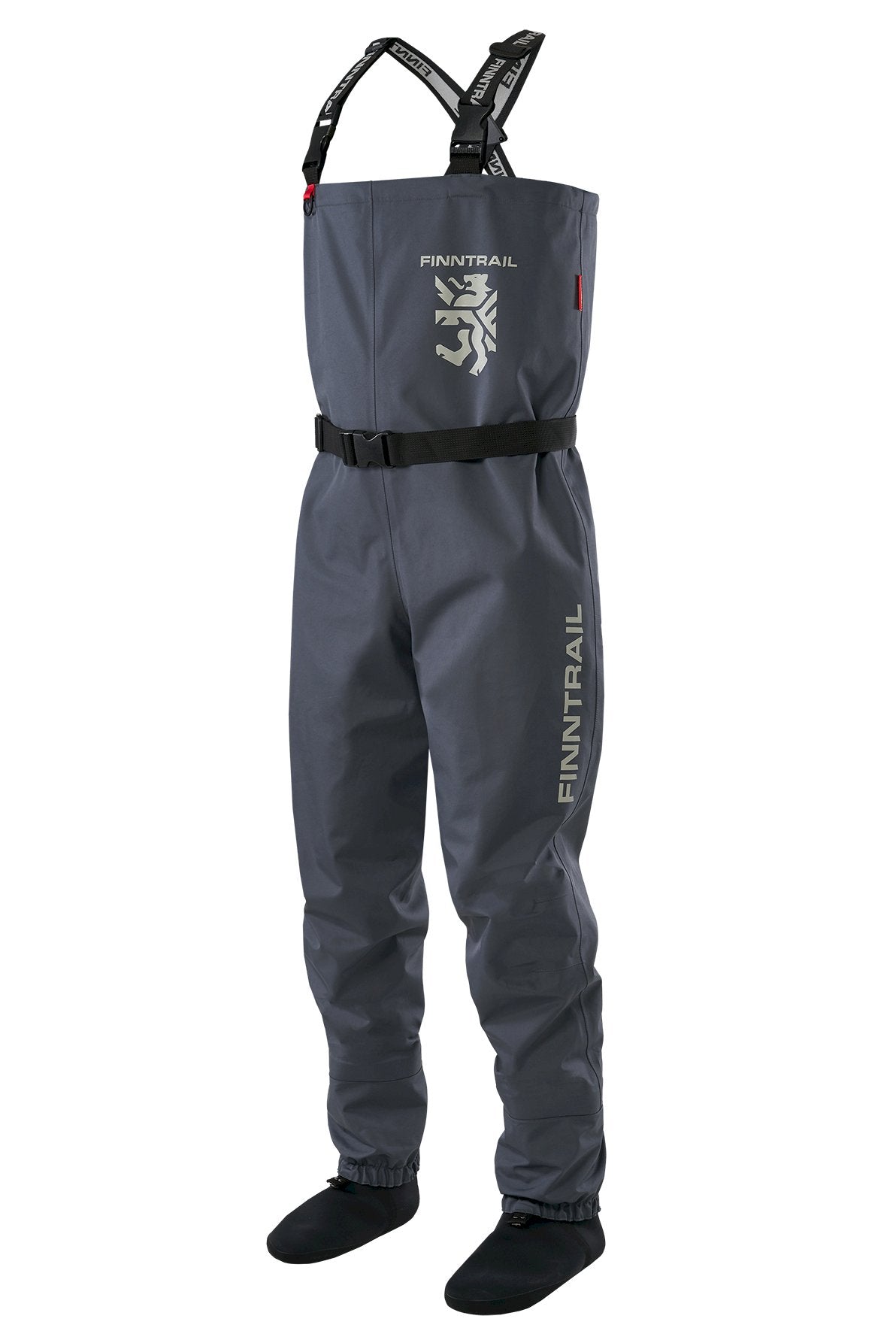 Kombinezoninės bridkelnės Finntrail Waders Timber DarkGrey